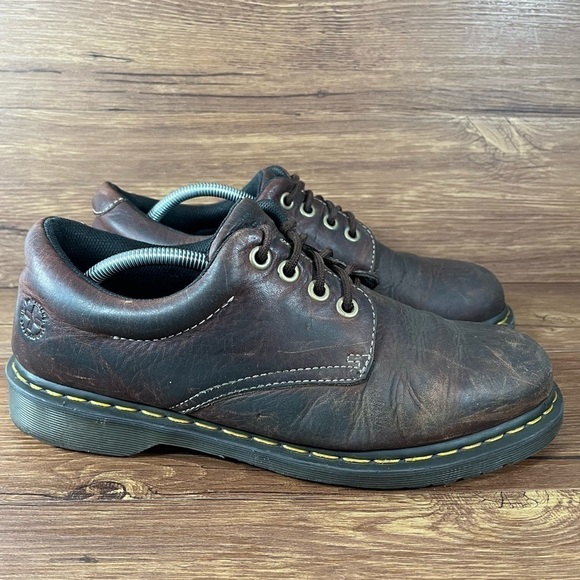 Dr. Martens Other - Dr. Martens DOCS Brown Leather Low Top Oxfords Sneakers Men’s Size 11 Shoes
